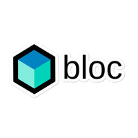 Full Bloc Logo Sticker